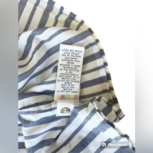 Casual Striped Roll Up Sleeve Shirt for Women’s - Picture 10 of 10